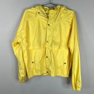 Lakeland Men's Full‎ Zip Windbreaker Jacket Long Sleeve Yalow Size 42 Vintage